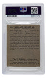 Wally Moses Signed 1939 Play Ball Philadelphia Athletics Baseball Card #64 PSA/DNA Sports Integrity