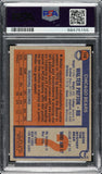 A Sports Integrity Walter Payton 1976 Topps #148 Chicago Bears Rookie Card, PSA VG-EX 4, displays the back with stats, bio, trivia, and team logo; the PSA barcode and grade label are visible at the top.