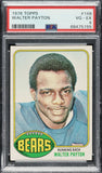 The Sports Integrity Walter Payton 1976 Topps #148 Chicago Bears Rookie Card is graded PSA VG-EX 4 and features a portrait of Payton in uniform, “BEARS” in a football shape, and his position as Running Back.