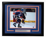 Wayne Gretzky Signed Framed 11x14 Edmonton Oilers Photo BAS