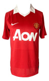 Wayne Rooney Signed Manchester United Red Nike Large Soccer Jersey BAS