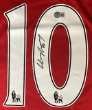 Wayne Rooney Signed Manchester United Red Nike Large Soccer Jersey BAS
