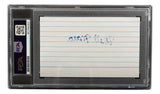 Wellington Mara Signed Index Card New York Giants PSA/DNA