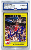 Dominique Wilkins Signed 1984 Star #8 Hawks Rookie Card PSA/DNA Auto 10