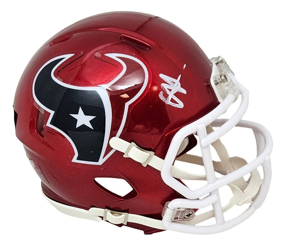 Will Anderson Signed Houston Texans Flash Mini Speed Helmet Fanatics