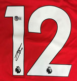 William Saliba Signed Arsenal FC 2024/25 Adidas Soccer Jersey BAS