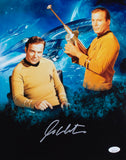 William Shatner Signed 11x14 Star Trek Collage Photo JSA ITP