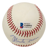 Willie Mays Monte Irvin Dual Signed Giants Baseball BAS LOA AA05931 Sports Integrity
