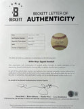 Willie Mays San Francisco Giants Signed Official NL Baseball BAS AE65408