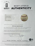 Willie Mays San Francisco Giants Signed Official NL Baseball BAS AE65414