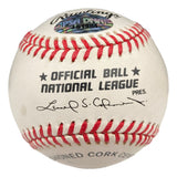 A Willie Mays San Francisco Giants signed National League baseball by Sports Integrity, featuring PSA/DNA authentication (J61984).
