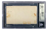 Vintage Willie Mays San Francisco Giants Signed 3x5 Index Card BAS
