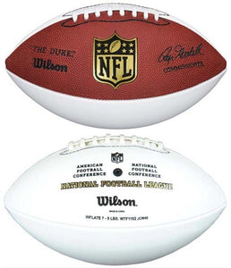 Wilson Official NFL Autograph White Panel Football Sports Integrity