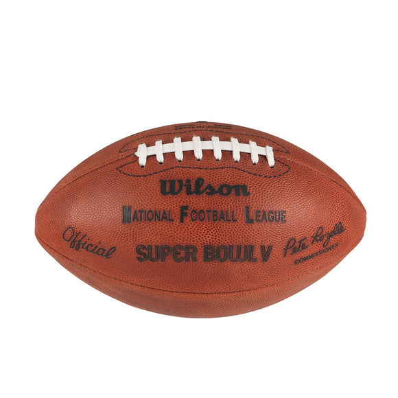 Wilson Super Bowl V Official The Duke Game Football