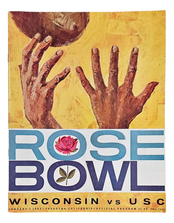 Wisconsin vs USC 1963 Rose Bowl Official Game Program
