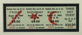 Woodstock 11x17 Framed Poster Photo 2 w/Original Full 3 Day Woodstock Ticket