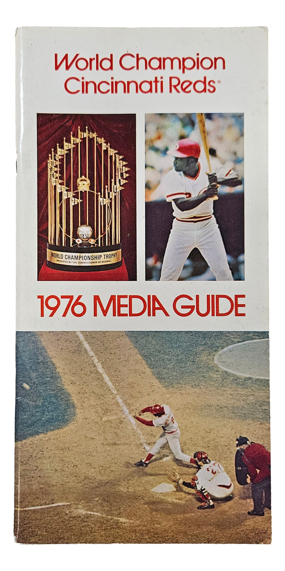 Cincinnati Reds 1976 Media Guide Sports Integrity