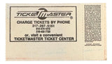WWF Market Square Arena Mar 4 1987 Sec 7 Ticket Stub Hulk Hogan Main Event