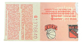 WWF Madison Square Garden Jan 25 1988 Loge Ticket Stub Hulk Hogan Main Event