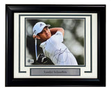 Xander Schauffele Signed Framed 8x10 PGA Golf Photo BAS
