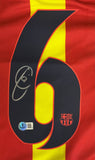 Xavi Signed Barcelona 2013/14 Nike Soccer Jersey BAS
