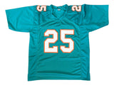 Xavien Howard Miami Signed Teal Football Jersey JSA Hologram