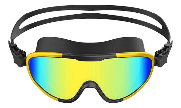 Anti-Fog Yellow Swimming Goggles Sports Integrity