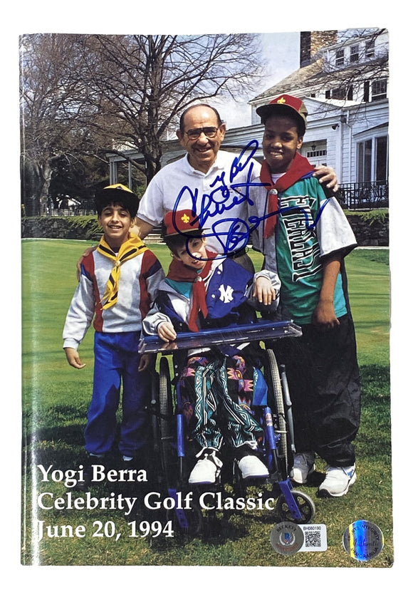 Yogi Berra Signed 1994 Celebrity Golf Classic Program BAS Sports Integrity