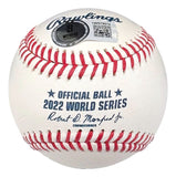 Yordan Alvarez Houston Astros Signed 2022 World Series Baseball BAS