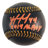 Yordan Alvarez Astros Signed Official Black Leather MLB Baseball 2019 AL ROY BAS