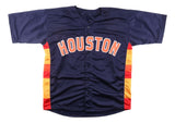 Yordan Alvarez Houston Signed Navy Baseball Jersey 22 WS Champs BAS