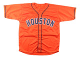 Yordan Alvarez Houston Signed Orange Baseball Jersey 22 WS Champs BAS