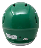 Zack Baun Signed Philadelphia Eagles FS Kelly Green Speed Replica Helmet BAS