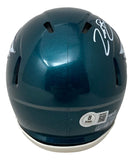 Zack Baun Signed Philadelphia Eagles Mini Speed Helmet BAS