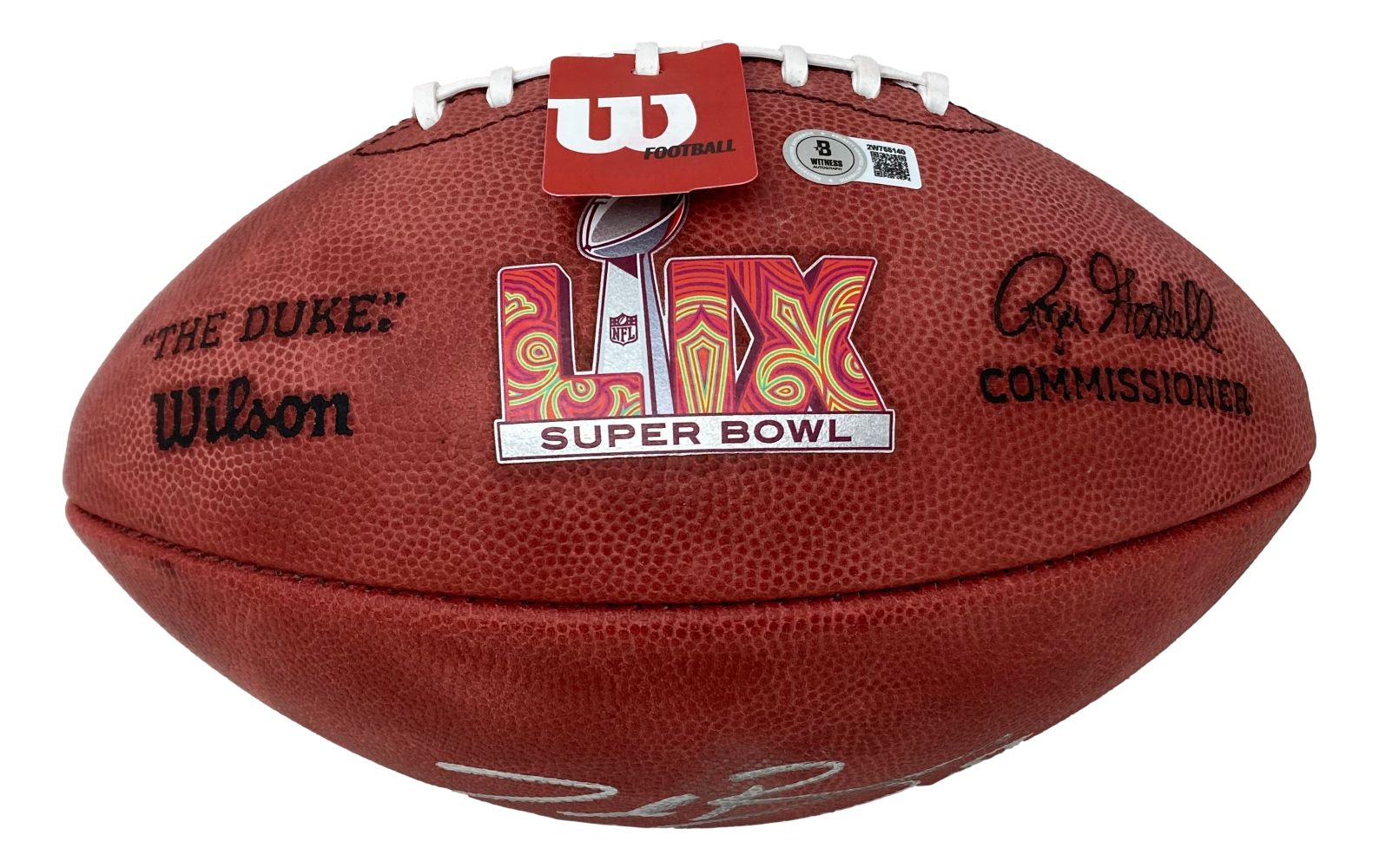 Zack Baun Philadelphia Eagles Signed Wilson NFL Super Bowl 59 Duke