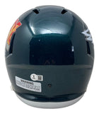 Zack Baun Signed Philadelphia Eagles FS Super Bowl 59 Speed Replica Helmet BAS