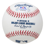 Zack Wheeler Philadelphia Phillies Signed Official MLB Baseball w/ Case PSA