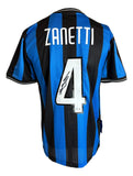 Javier Zanetti Signed Inter Milan Nike 2010 Champions League Soccer Jersey BAS