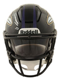 Zay Flowers Signed Baltimore Ravens MIDI SpeedFlex Helmet BAS