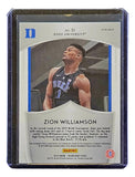 Zion Williamson 2019 Panini Prizm Draft Picks Crusade #51 Holo Rookie Card