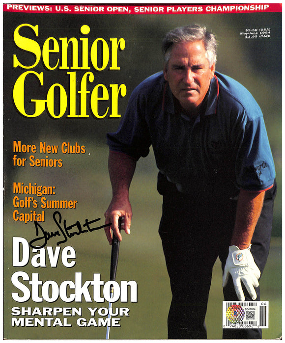 Dave Stockton Signed Senior Golfer Magazine Cover BAS
