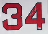 David Ortiz Signed Framed Boston Red Sox White Nike Baseball Jersey