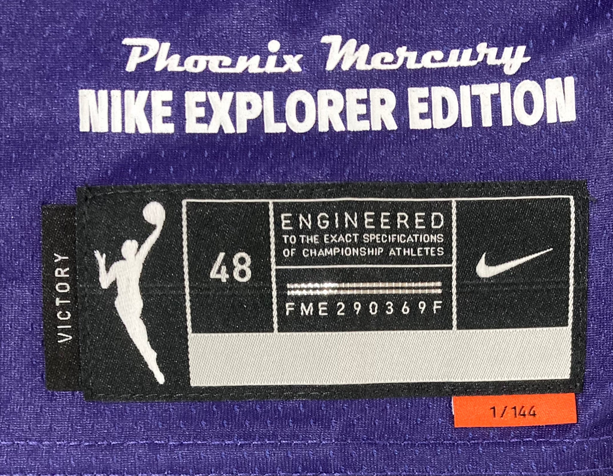 Phoenix Mercury Diana Taurasi Autographed Purple Nike Explorer
