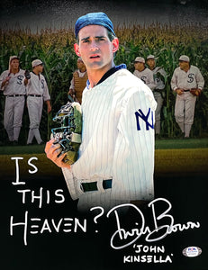 Dwier Brown Signed 11x14 Field Of Dreams Spotlight Photo Is This Heaven? PSA Hologram Sports Integrity