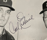 Whitey Ford Carl Erskine Signed 8x10 Baseball Photo JSA